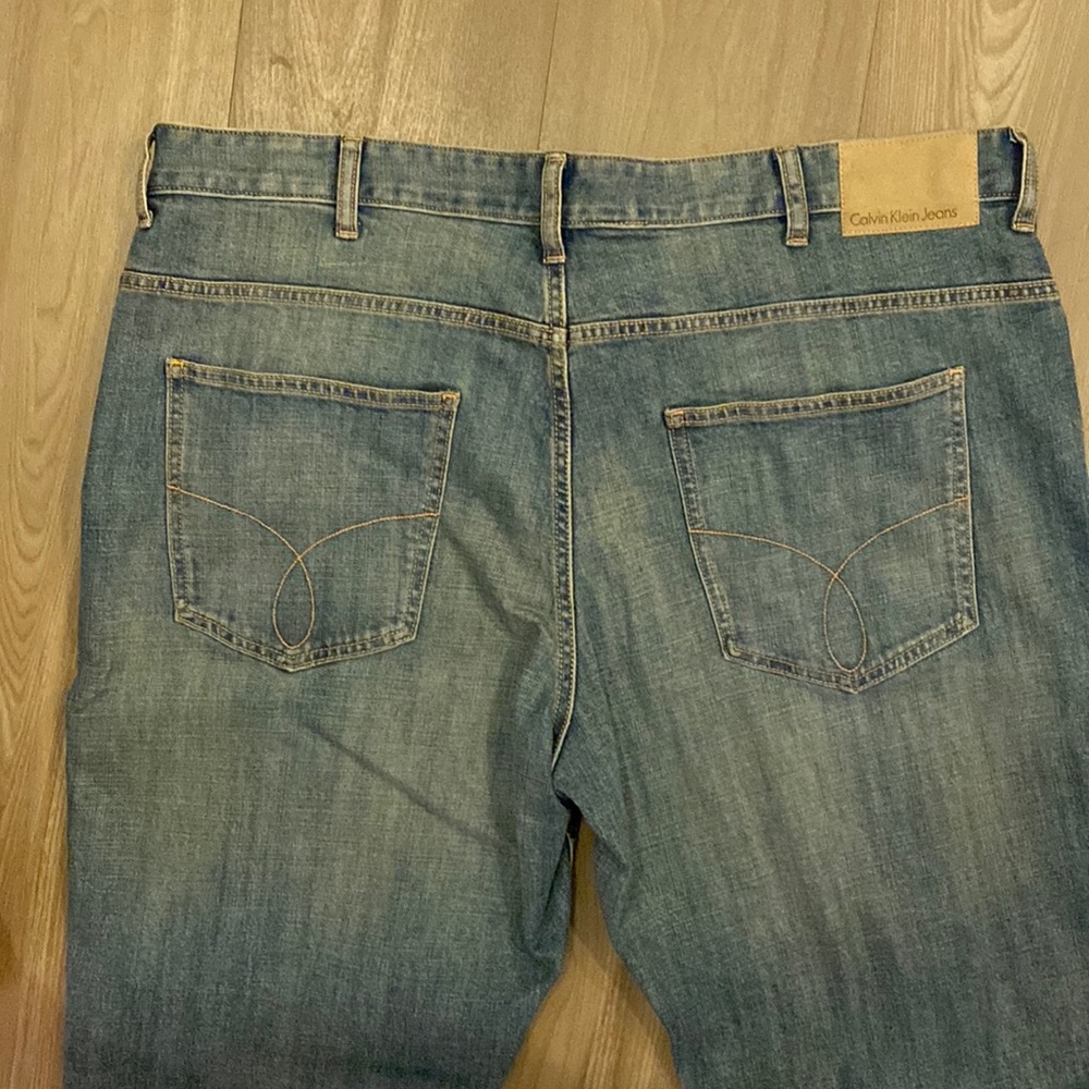 Men’s Calvin Klein Slim Straight Jeans Sz 40 x 32 - Picture 2 of 8
